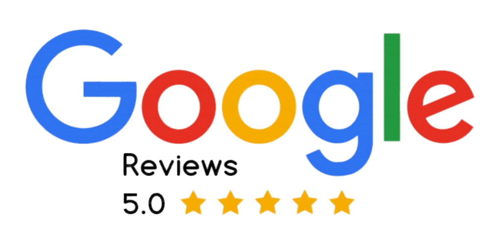 Google reviews 5 stars rating image.