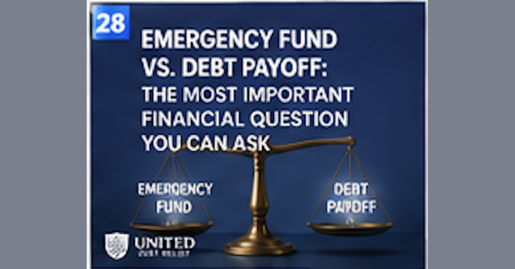 Emergency fund vs debt payoff — United Debt Relief 2026