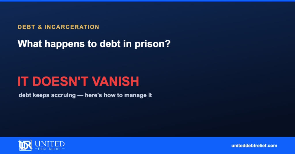 What happens to your debt when you go to prison, your financial obligations explained | United Debt Relief