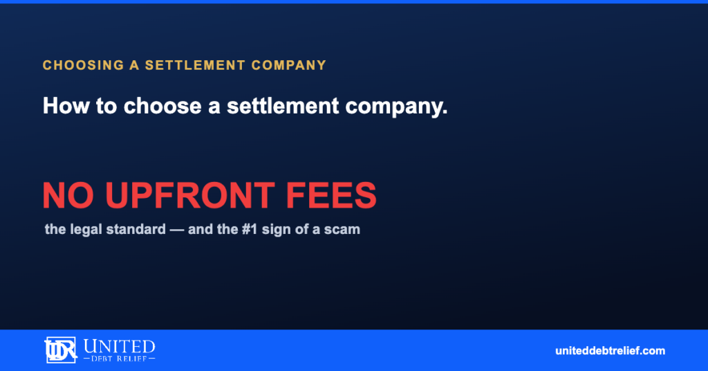 How to choose the best debt settlement company in 2026, what to look for and what to avoid | United Debt Relief