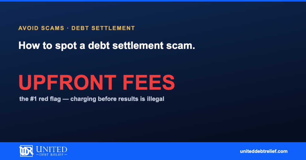 How to avoid debt settlement scams in 2026, red flags and how to find legitimate help | United Debt Relief